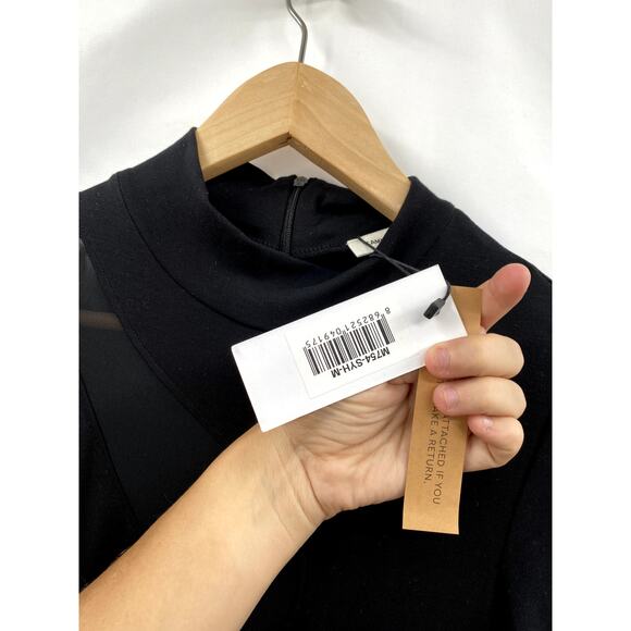 I am Not Basic Destiny Black Mesh long Sleeve Jumpsuit - Picture 5 of 8